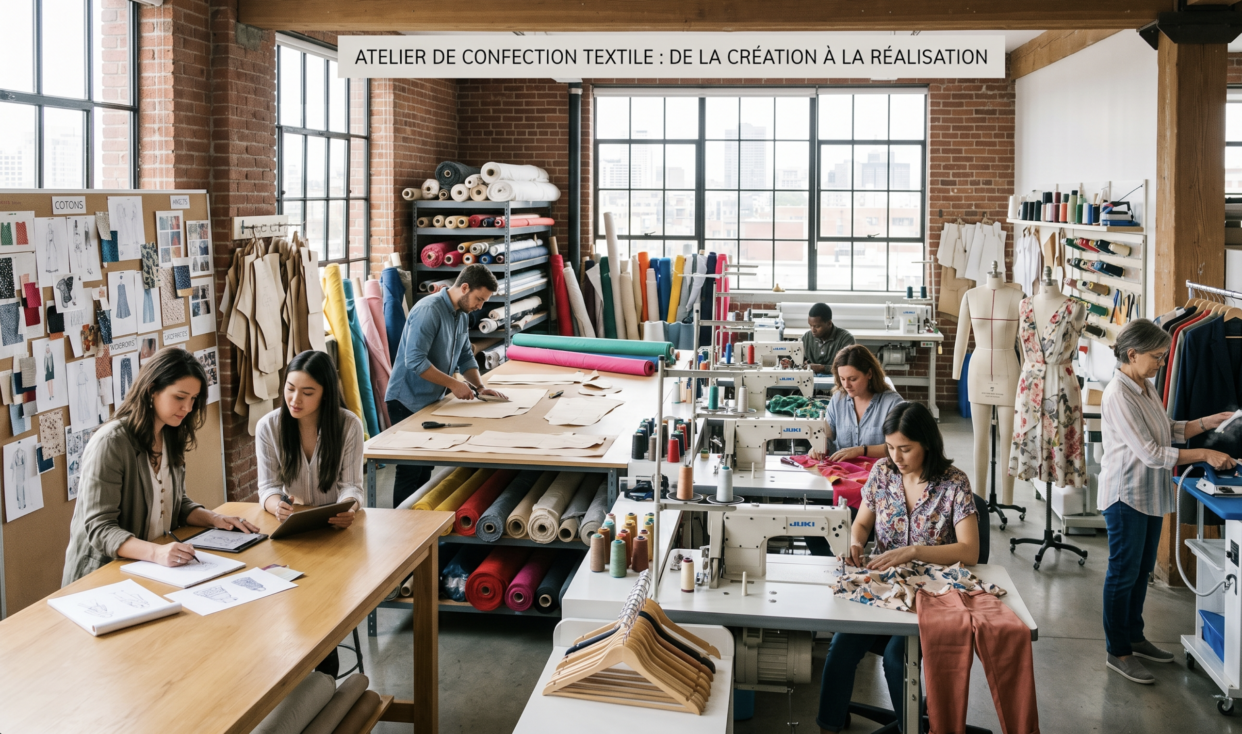 Atelier de confection textile tout savoir sur le processus de création