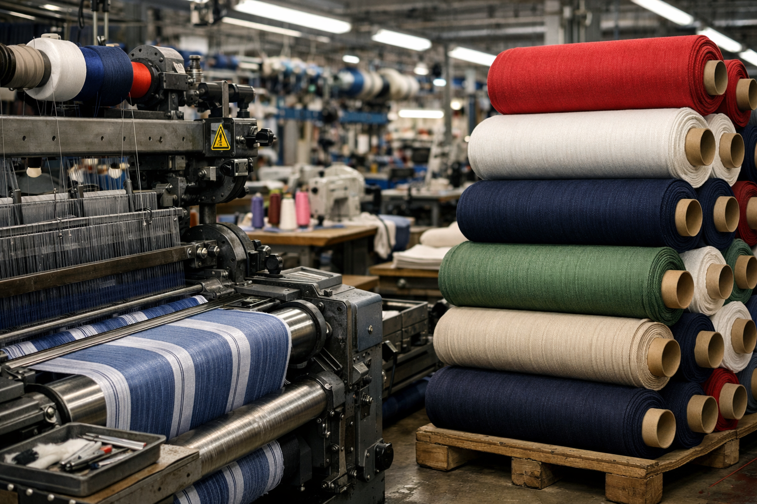 usine de fabrication textile france